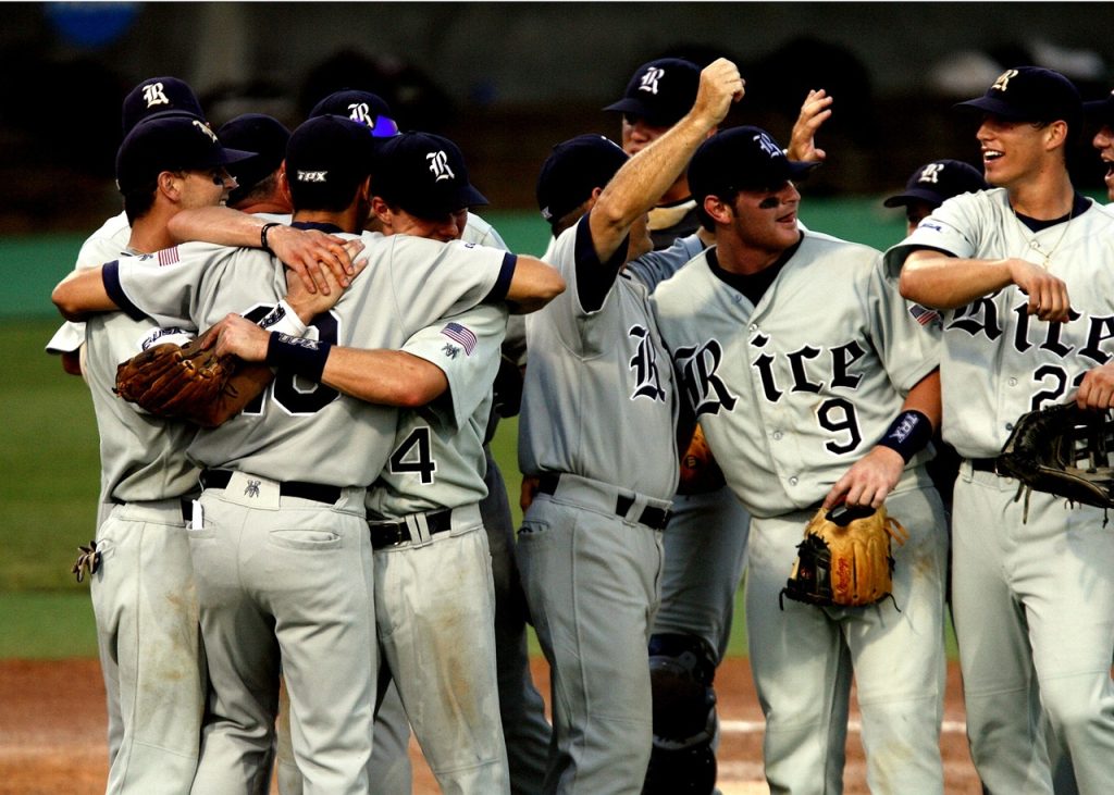 Baseball Team Celebrating a Win